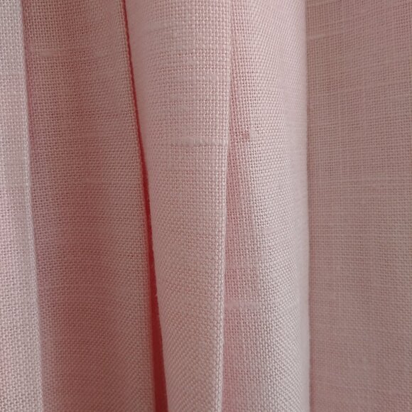 Vintage 14 fits M made in Van Canada heavyweight midi pleated petal pink… - Picture 8 of 15